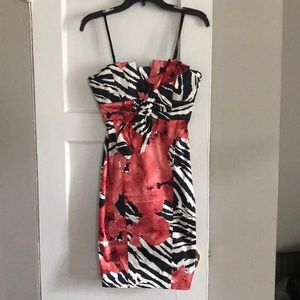 Zebra Floral Dress Rina